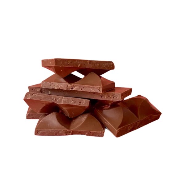 Mother's Day Handcrafted Chocolate Card | Milk chocolate bar with pailleté feuilletine - Image 4