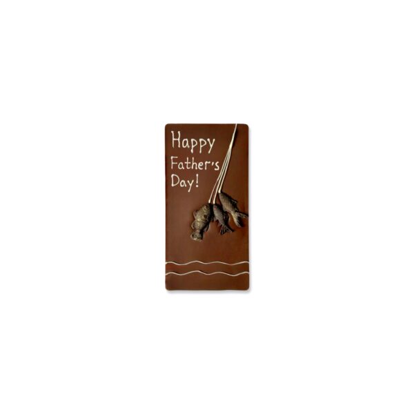 Father's Day Personalised Chocolate Card | Fishing Design - Image 7