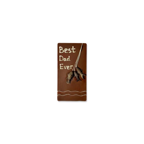 Father's Day Personalised Chocolate Card | Fishing Design - Image 6