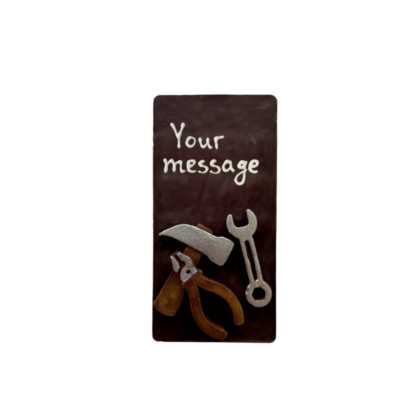 Father's Day Personalised Chocolate Card | Tools Design - Image 6