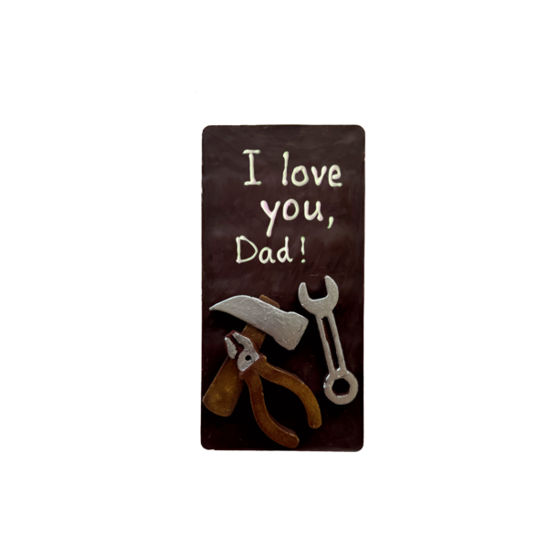 Father's Day Personalised Chocolate Card | Tools Design - Image 7