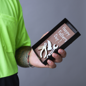 Father's Day Personalised Chocolate Card | Tools Design